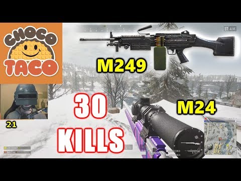 TSM ChocoTaco & I_am_Swagger - 30 KILLS - M24 + M249 - VIKENDI SECRET CAVE LOOT - DUO - PUBG
