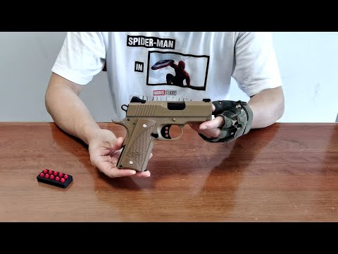 Mini Colt M1911 Soft Bullet Toy Gun Unboxing 2023
