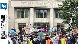 1000 Protestors Stormed the Heritage Foundation, Did You Hear About it from the Corporate Media?