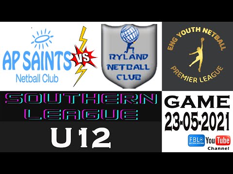 AP Saints NC vs Ryland NC. 23/05/21. ENG YNPL 20-21 R4. U12 Southern Netball League.