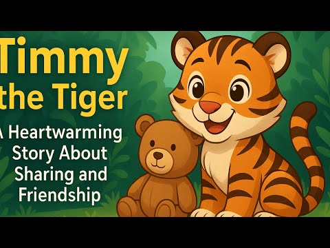 “The Story of Timmy the Tiger 🧸🐅 A Beautiful Lesson on Sharing for Kids”🌟