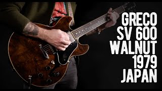 Video thumbnail for Greco SV 600 Walnut 1979 Japan by Loud Lemon Demo