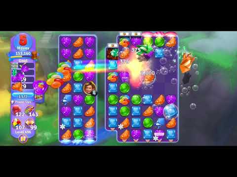 Willy Wonka's World of Candy Level 496 Complete - No Hacks (Android/IOS)