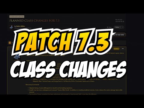 SWTOR PVP 7.3 Planned CLASS BALANCE CHANGES | BUFFS, NERFS & UPDATES