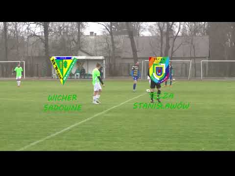 Wicher bez punktów! Wicher Sadowne - Tęcza Stanisławów 0- 3 Skrót meczu 14.11.2021