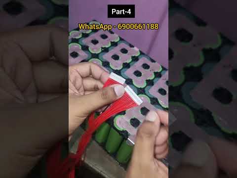How to make a 60v 45Ah LFP Battery Pack? (Part-4 Bms Wire Connection) #lithiumbattery #batery