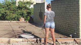 Neighbors Laughed at Our Concreting Skills, But Then Were Amazed | GARAGE ►3