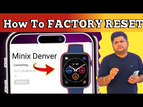 Minix Denver Smartwatch Factory Reset Tutorial