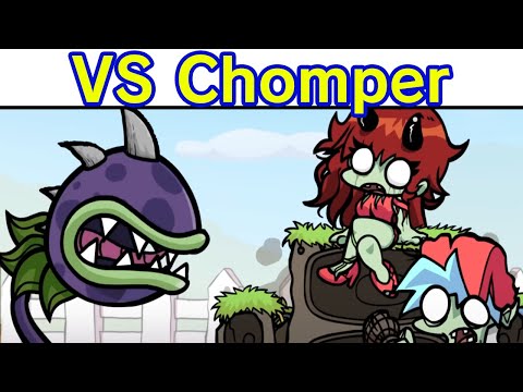 Friday Night Funkin' VS Chomper VS Rapper Week (FNF Mod/Crazy) (Plants Vs Zombies) (PVZ Mod FanMade)