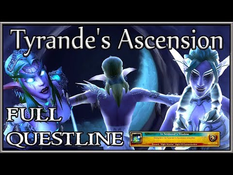 Tyrande's Ascension: Full Alliance Questline [No Commentary] World Of Warcraft Scenario!