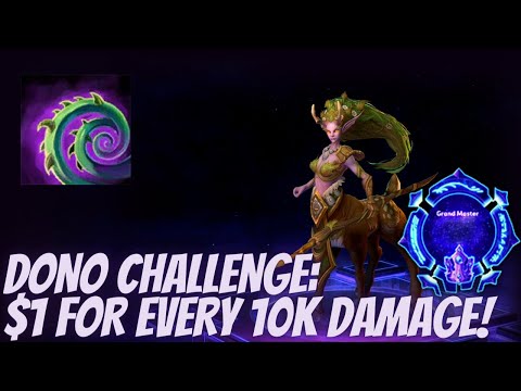 Lunara Vines - Dono Challenge: $1 For Every 10k Damage! - Grandmaster Storm League