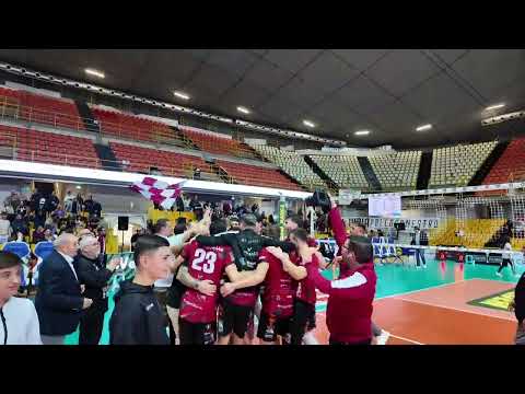 Domotek Volley-Sabaudia 3-0: le immagini del match e la festa finale