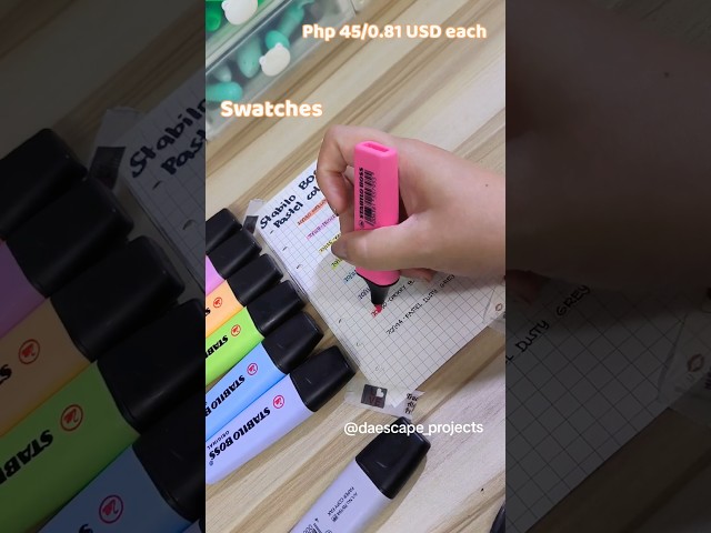 Vídeo relacionado con STABILO - Marcador - BOSS ORIGINAL Pastel - Pack de 6 - amarillo cremoso, melocotón cremoso, rubor rosa, brisa violeta, pizca de menta, toque de turquesa