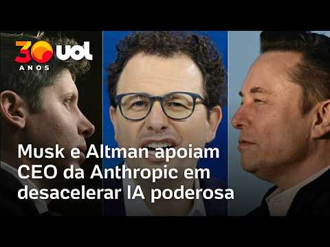 CEO da Anthropic defende desacelerar IA sem ‘parar progresso’ e recebe apoio de Musk e Altman