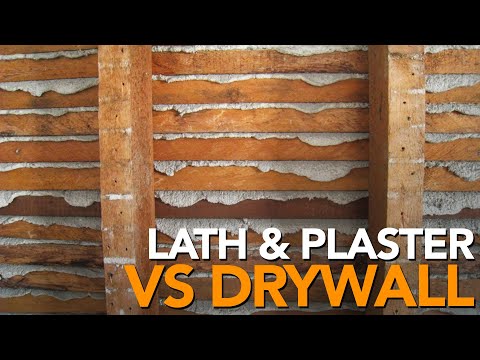 YouTube video about Plaster Vs. Drywall: Construction Methods