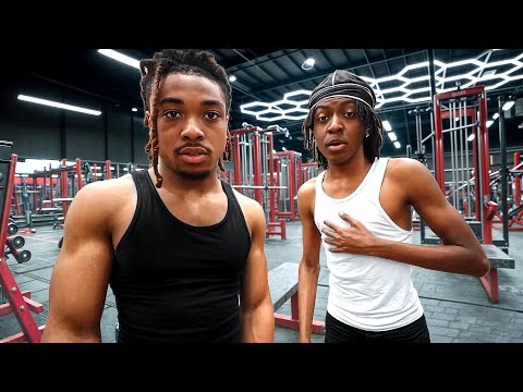 I Took My Skinniest Friend to the Gym for the First Time..