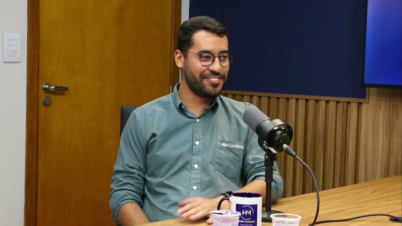 Lucas Delapria, coordenador da área de energia solar participa do HojePod