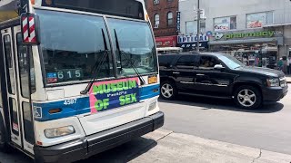 MTA New York City Bus: 2009 Orion VII Next Generation Hybrid #4597 On The B82 @ Bay Pkwy & 86th St