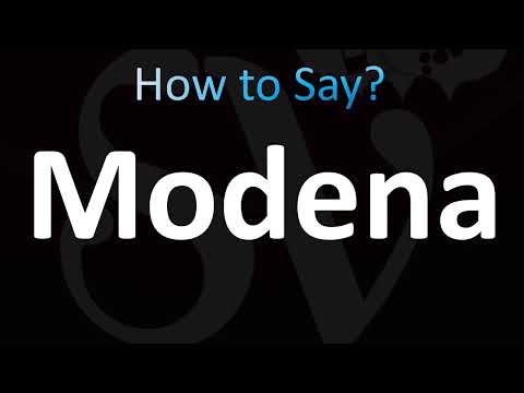 How to Pronounce Modena (CORRECTLY!)