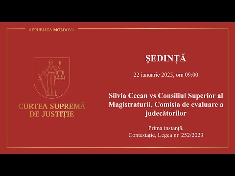 Ședința CSJ din 22 ianuarie 2026, Silvia Cecan vs CSM