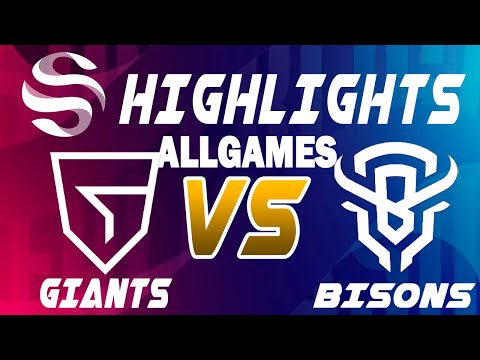 Giants vs Bisons ALLGAMES Highlights - LEAGUE OF LEGENDS - SUPERLIGA - PLAYOFFS