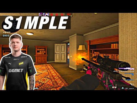 s1mple inferno faceit game! 5 Triples & Quadro!🔥 CSGO s1mple POV