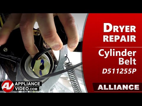 Speed Queen Dryer - Will Not Spin - Cylinder Belt Repair