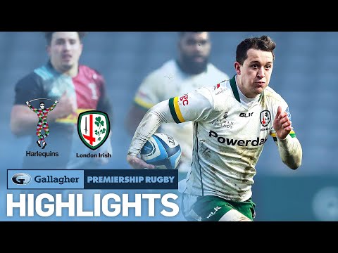 Harlequins v London Irish - HIGHLIGHTS | Late Drama at the Stoop! | Gallagher Premiership 2020/21