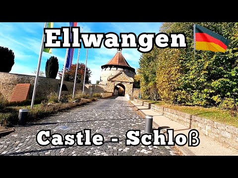 🇩🇪 Ellwangen Historical Castle | Walk on beautiful autumn afternoon
