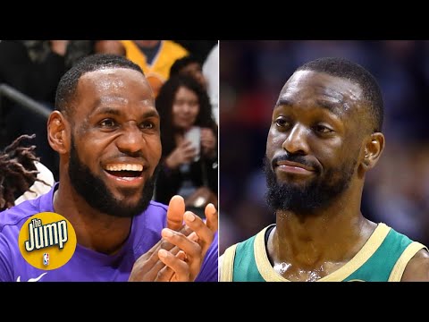 肯巴-沃克與勒布朗-詹姆斯的戰績令人震驚 (Kemba Walker has a shocking record vs. LeBron James | The Jump)