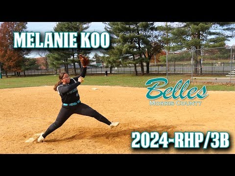 2024-RHP/3B Melanie Koo Softball Skills Video