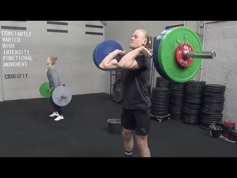 CrossFit-Athlet Joshua Wichtrup beim Training in Flensburg