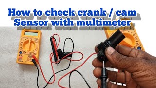 how to check cam sensor with multimeter / how to check crank sensor with multimeter