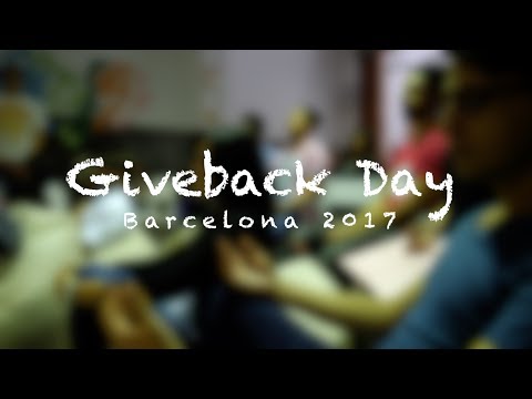 Give Back Day Mindvalley University Barcelona 2017