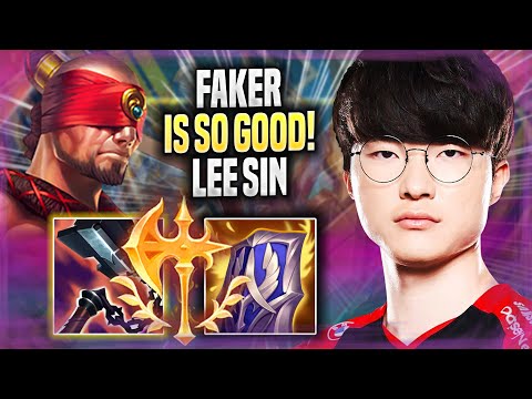 FAKER IS SO GOOD WITH LEE SIN! - T1 Faker Plays Lee Sin JUNGLE vs Diana! | Season 2022