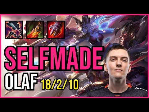 SELFMADE - OLAF vs. TALIYAH Jungle | EUW MASTER | PATCH 11.1 | PENTAKILL