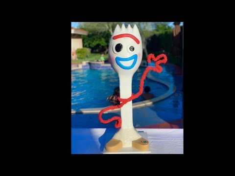 How to make a 3-D Forky cake, How to make a toy story 4 Cake