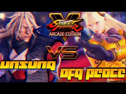 SFV/SF5 AE ☆ unsung (#1 Zeku) afg peace (#1 Karin) Street fighter V Arcade edition