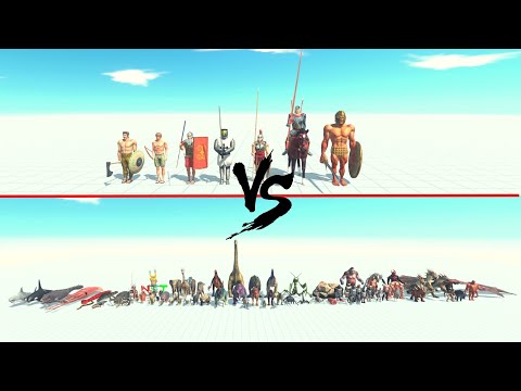 Ancient Humans Vs All Units ARBS | Animal Revolt Battle Simulator
