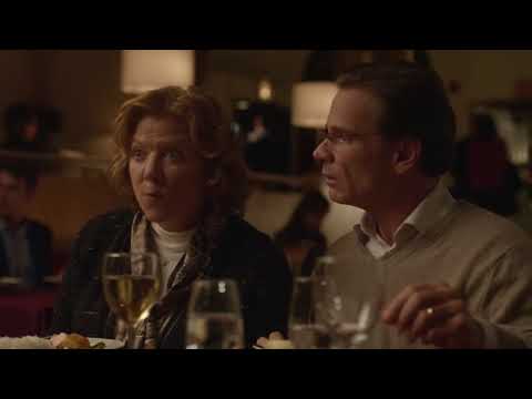 Trailer shot of friends spilling onto a sidewalk where a banger would cut to a hush