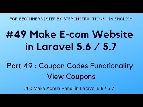 7 Make Admin Panel in Laravel 5 6 | Display Error Message on Login Failure | Logout Process