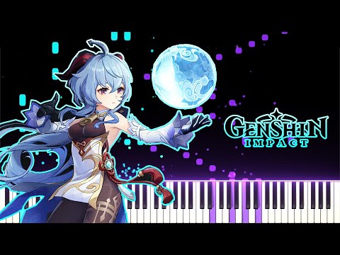 Genshin Impact OST / PV Music - Ganyu: Radiant Dreams | [Piano Cover] (Synthesia)「ピアノ」