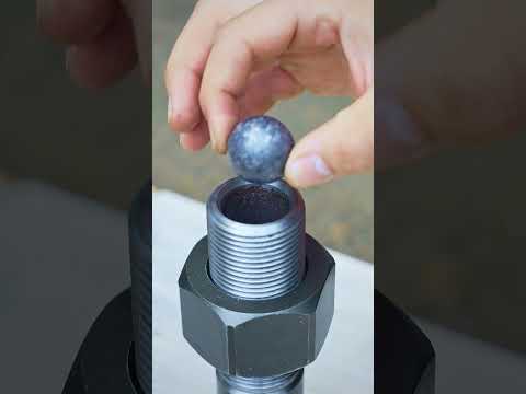 Bolt and Nut mini Cannon. 30mm #mrmichal #minicannon