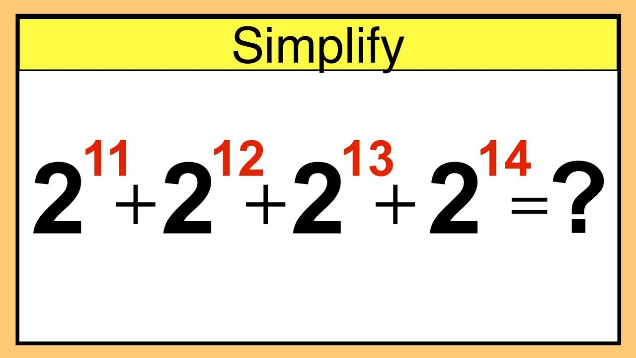 Nice Exponential Math Simplification Problem