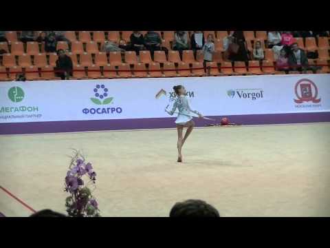 Zacrevschi Anastasia (MOL) hoop  Int Comp Junior Grand Prix Moscow 2015