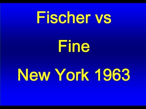Shock and awe: Fischer vs Fine -1963