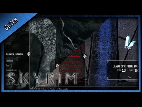 GLITCH 2 COFFRES / STUFF MAGIQUE, ENCHANTE ET GEMME SPIRITUELLE INFINI ( SKYRIM REMASTERED )