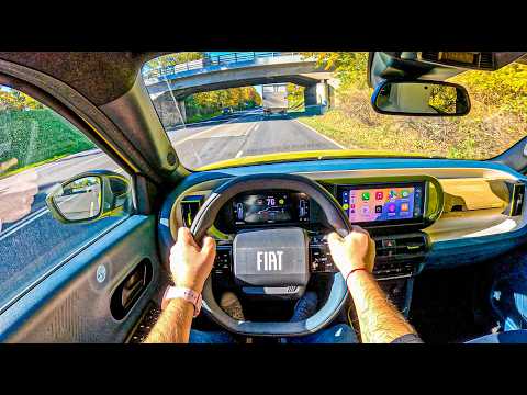 NEW Fiat Grande Panda LA PRIMA (1.2 hybrid 110 hp) | POV Test Drive #2570 Joe Black