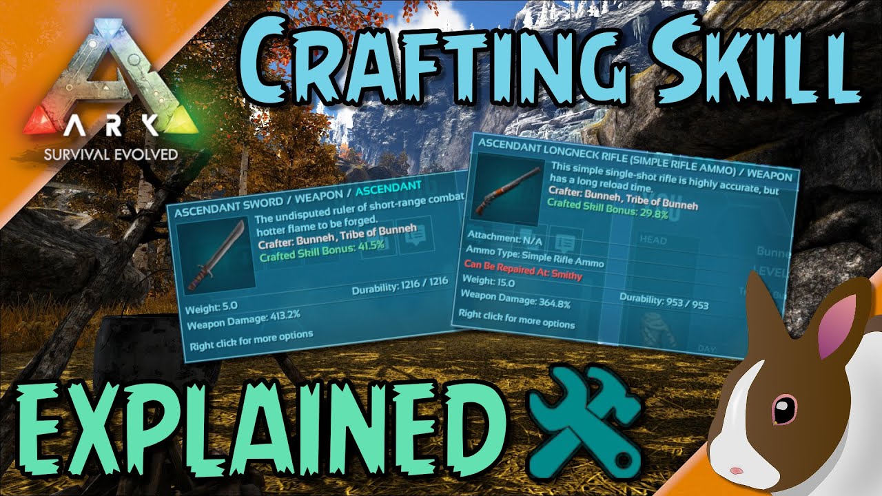 Everything You Need To Know About Crafting Skill - ARK: Survival Evolved | 2022 #ark