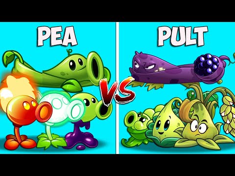 Team PEA Vs Team PULT - Who Will Win? - PvZ 2 Team Plant Battlez